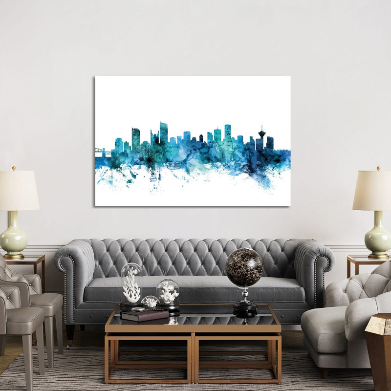 Vancouver, Canada Skyline by Michael Tompsett - Wrapped Canvas Gallery-Wrapped Canvas Giclée, 152.5 cm H x 101.5 cm W