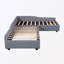 Lit plateforme simple avec rangement tapissier