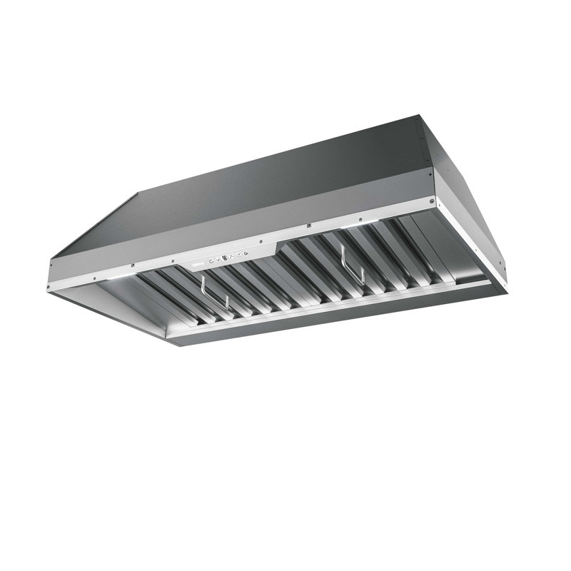 Hotte encastrable avec lumière DEL en acier inoxydable Zephyr Monsoon I 30 po 600 CFM
