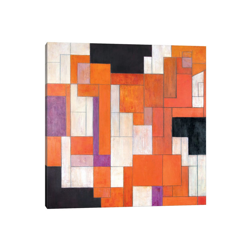 Parallel Lives by Stephen Cimini - Painting on Canvas, 45.72cm H x 45.72cm W x 3.81cm D, Wrapped Canvas
