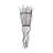 Rustic Lodge Steel Flush Mounted Sconce