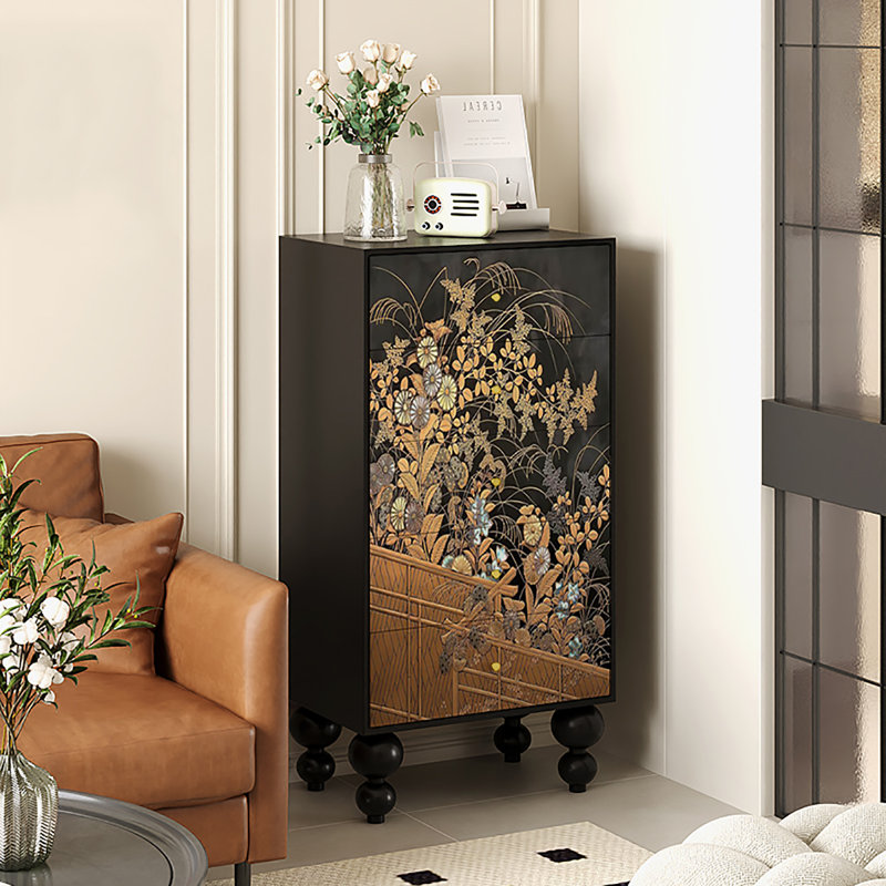 Armoire de rangement de salon rétro