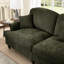 2 pièces modulaires avec volants incurvés et amovibles, support pour le corps, rembourrage en mousse souple, filetage en chenille, multiples configurations pour les accoudoirs évasés en forme de pétale classique, pattes fuselées,-1164338220