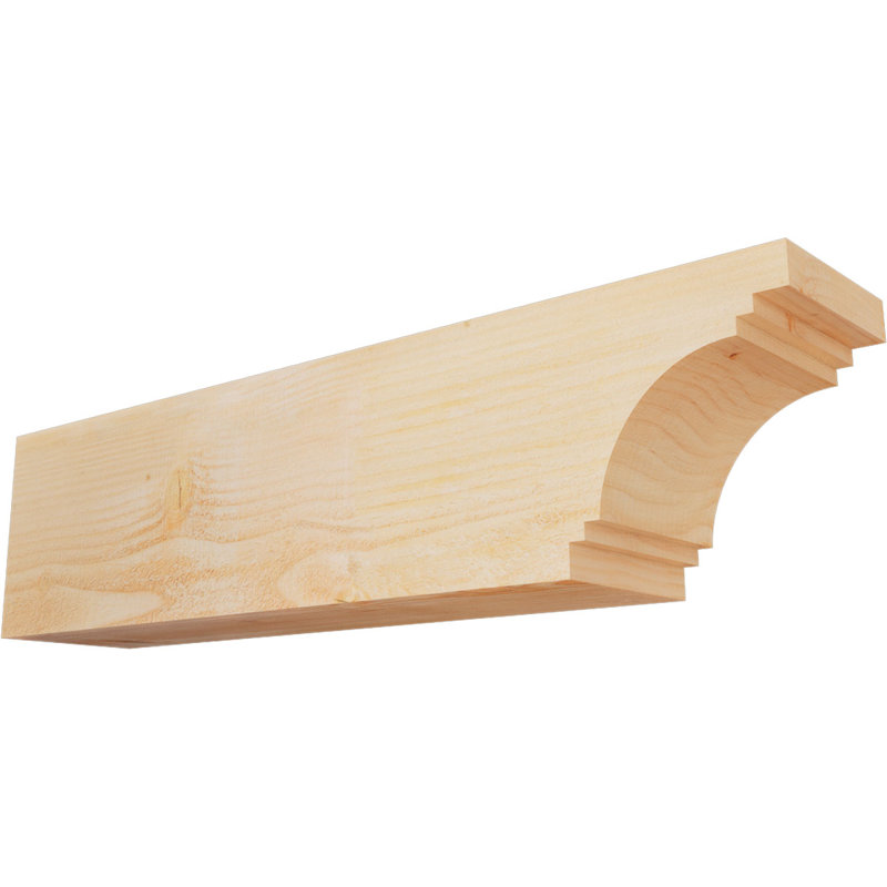 Pescadero Rough Sawn Rafter Tail, Douglas Fir, 8" H x 32" W x 6" D