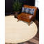 Tapis crème Kashkuli Gabbeh 5 pi 4 po x 5 pi 4 po