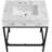 Marmo 30" Single Bathroom Vanity-81900796-81900795