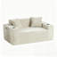 Causeuse avec coussin et coussin moelleux-385274629