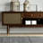 American style black walnut TV stand