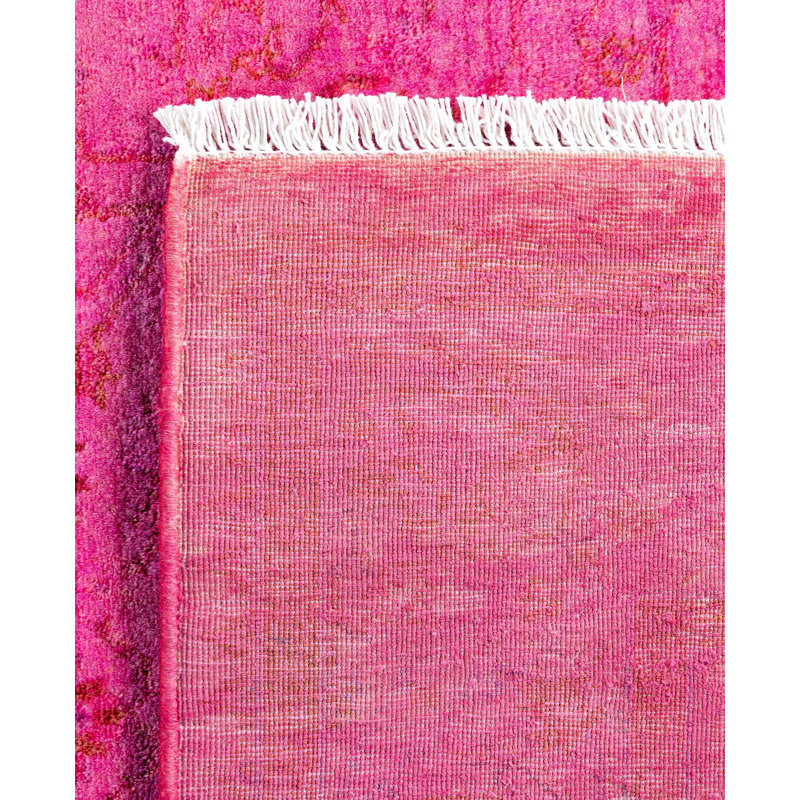 Overdyed One-of-a-Kind 3' 1" X 5' 4" Hand Knotted Area Rug