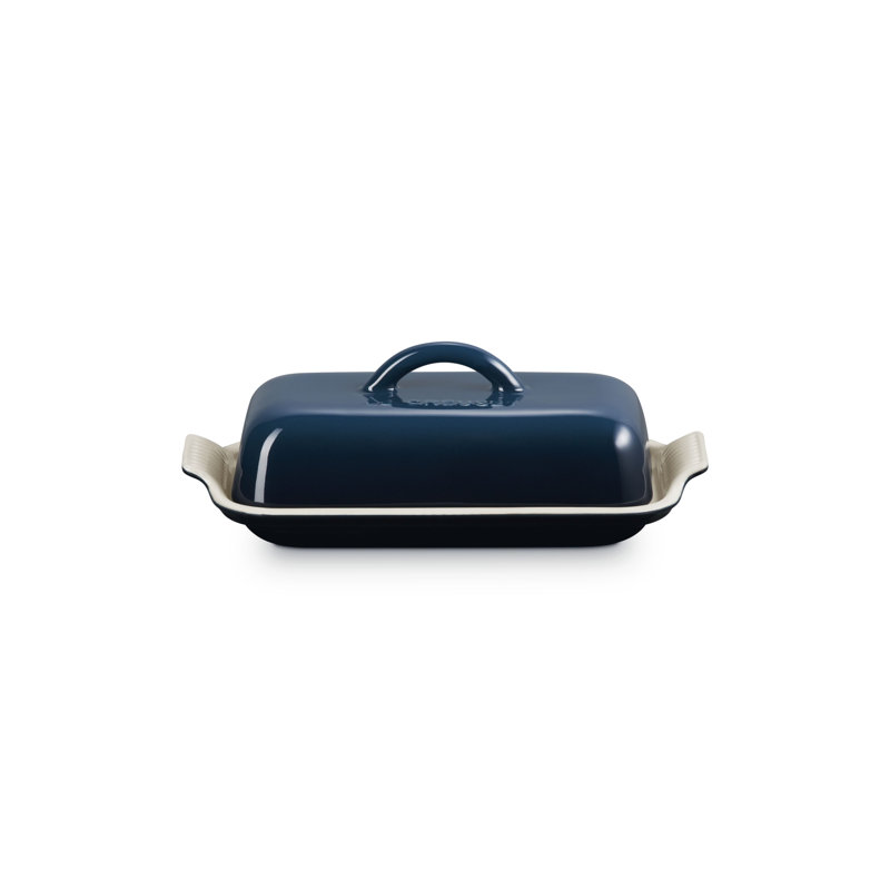 Le Creuset Stoneware Heritage Butter Dish, 8.3 in. - Nuit