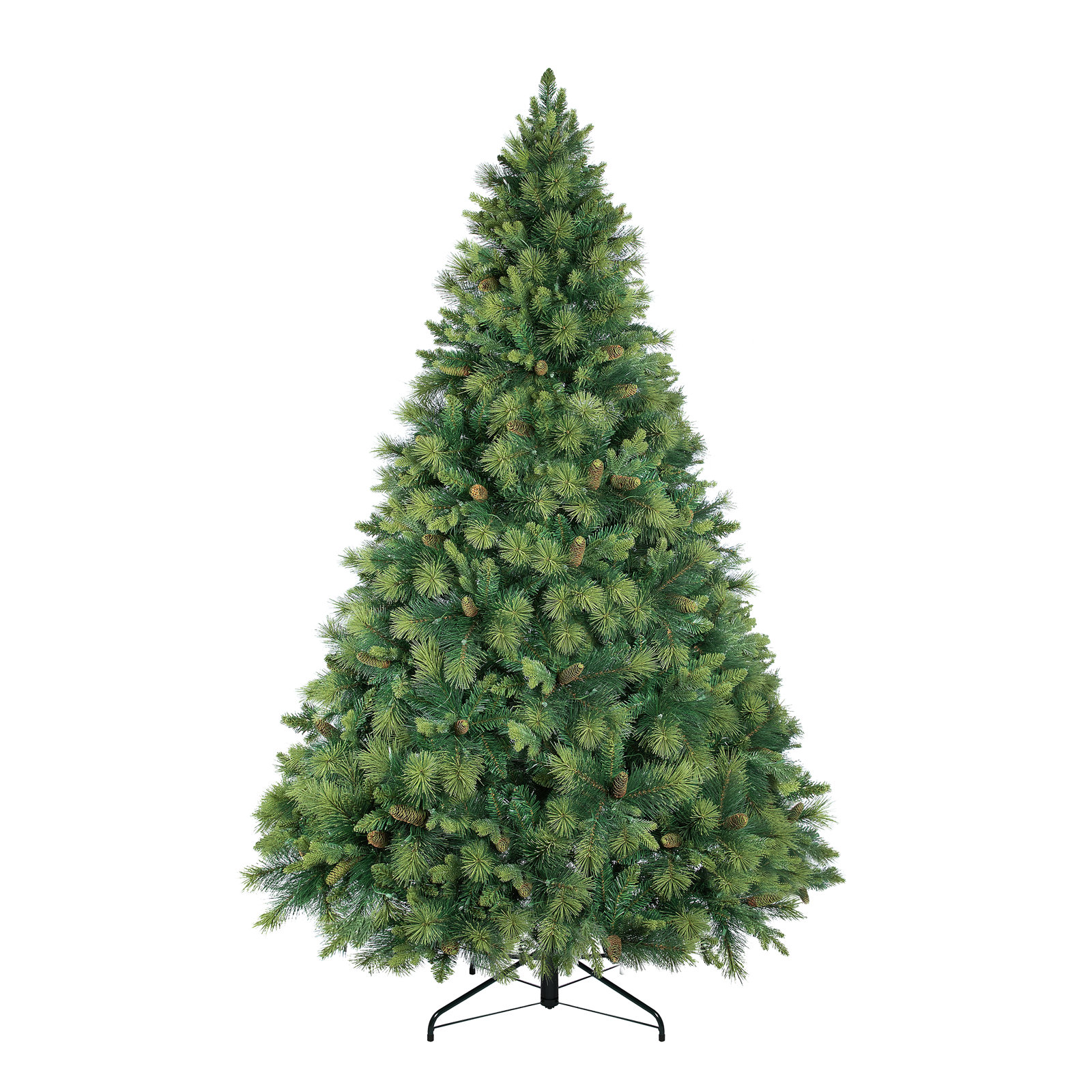 Pre-Lit Spruce Christmas Tree, 7.5' H