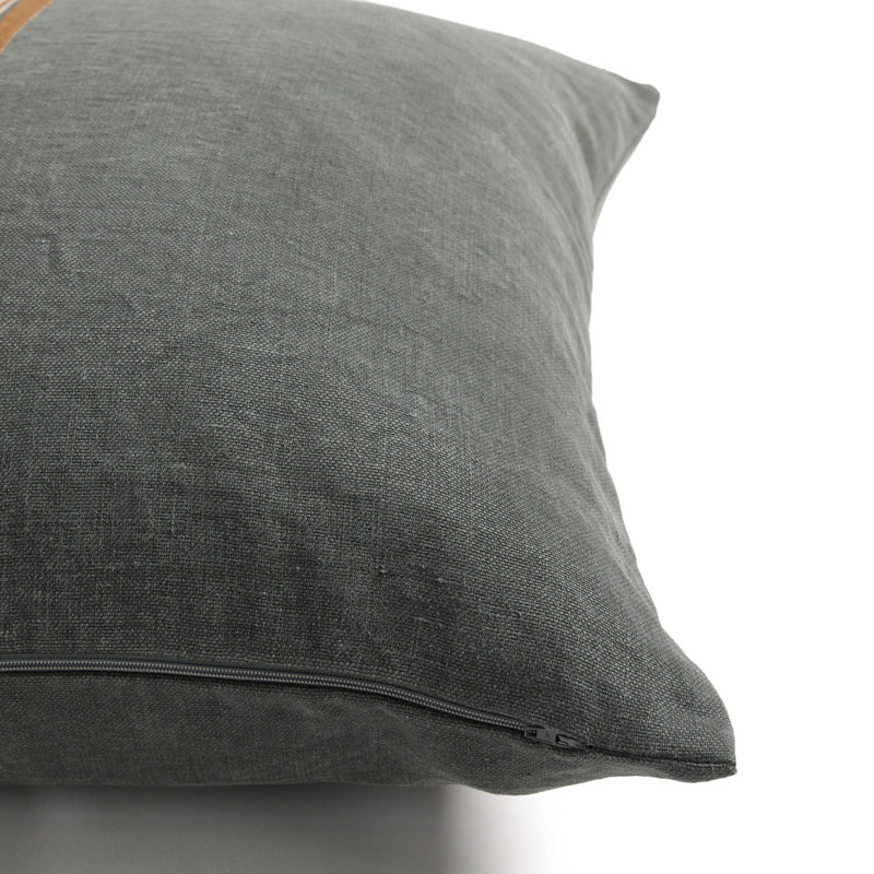 Archie Linen Square Pillow Cover & Insert