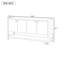 Console fonctionnelle avec beaucoup de rangement-115214009