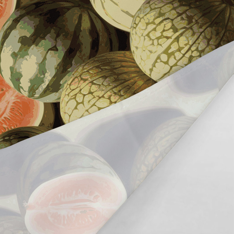 Tapisserie murale Fruit Crenshaw Melon, 68 po x 80 po