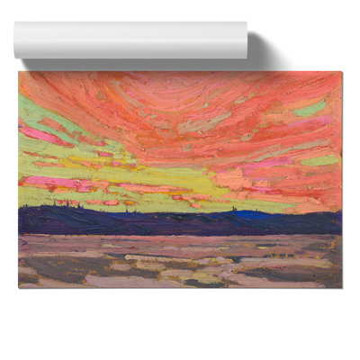 Sunset by Tom Thomson - Frameless Print
