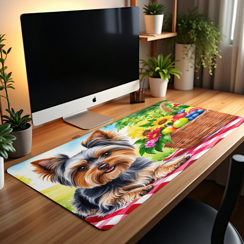 Polyester Desk Pad, 31.5x15.5