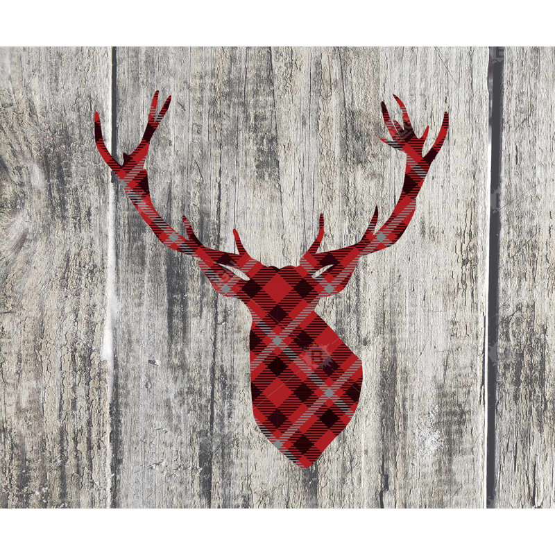 Bois et cerf - Toile à motif Hygge pour la décoration intérieure