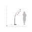 Perlowitz 210cm Glossy Task Floor Lamp