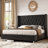 Duluth Upholstered Wingback Bed-70787450-70787451