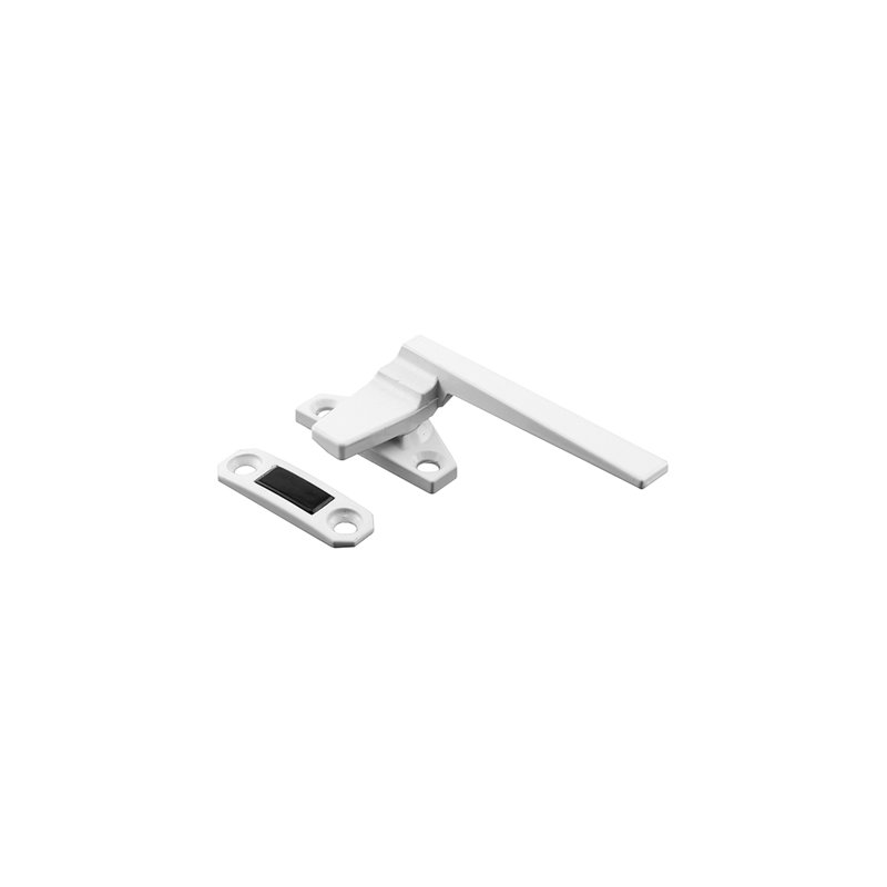 FHC H3821 Right-Handed - White - Casement Locking Handle With Offset Base (Single Pack)