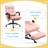 Massage Office Chair with 6 Vibrating Points, High Back Reclining Office Chair with Footrest and Remote