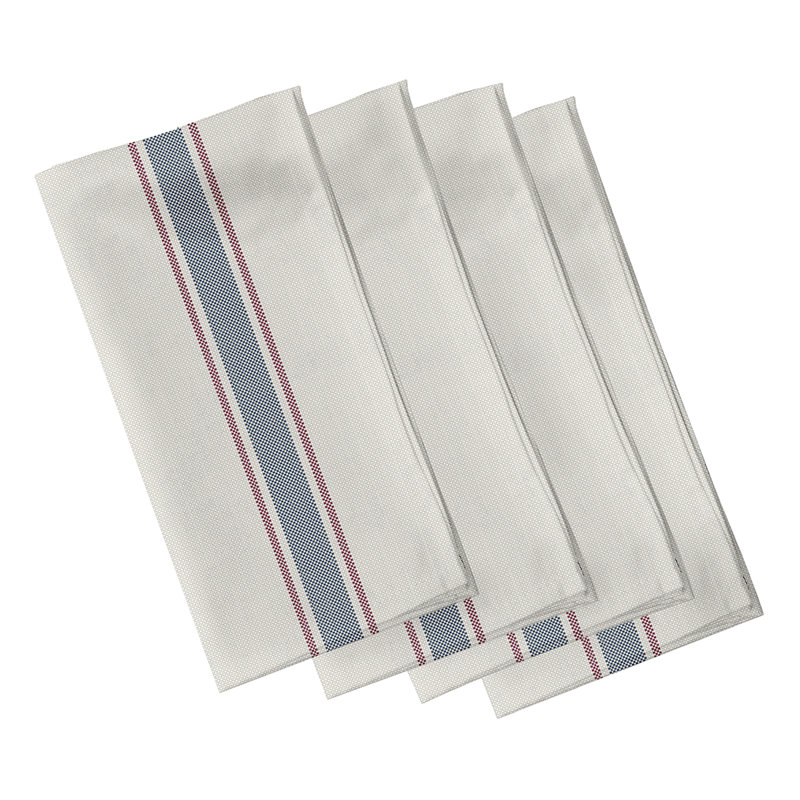 Mateus Grain Sack Napkins, Red