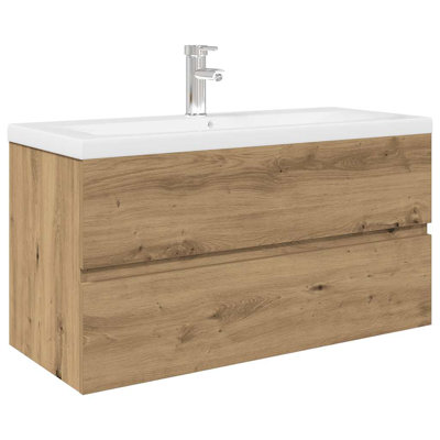 Bekki 90mm Single Bathroom Vanity with Integrated Ceramic Basin