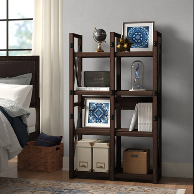 Clarksville 152.4cm H x 92cm W Metal Library Bookcase