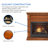 Zellmer 44'' W Ventless Fireplace-845746333
