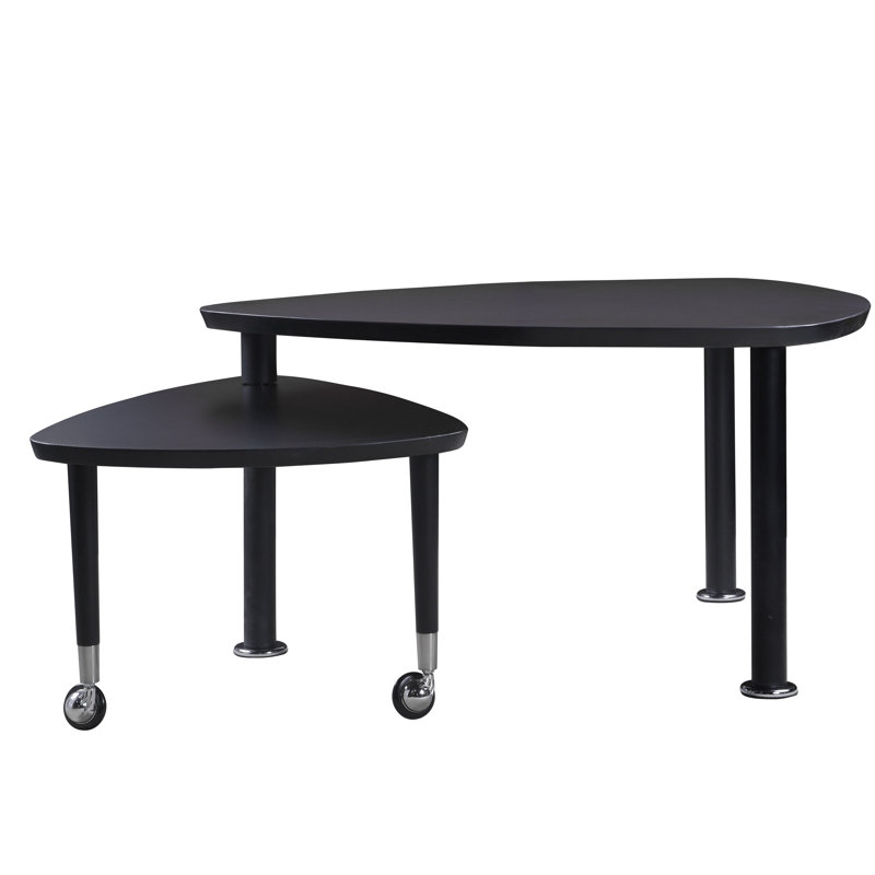 Table basse rotative moderne à 360 degrés pour le salon, pieds en bois massif avec table simple à assembler, mobilier d'appoint en bois rotatif moderne couleur noyer / noir / gris / brun / blanc