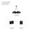 Barstis 6 in. Matte Black Modern Flush Mount with Metal Shade for Hallways