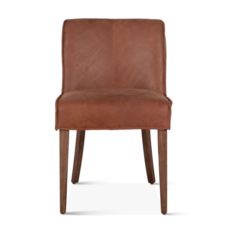 Hagood Leather Dining Chair, Tan