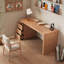 Bureau rectangulaire en bois massif avec 3 tiroirs Burlywood-1545097651-1545097663