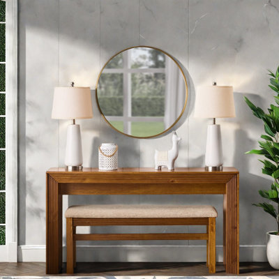 Dining Table Sets(must Include Both Table And Chair), Mdf Wood Fluted Modern Farmhouse Small Kitchen Set