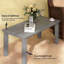 Table basse d'extérieur grise, table basse d'extérieur