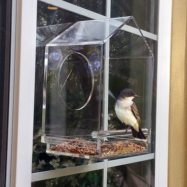 ClearView Deluxe Window Bird Feeder (Antimicrobal Tray)