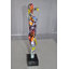 Statue moderne en résine graffiti Kennesaw Gone With The Wind Taille: 9 po x 3 po x H 14 po