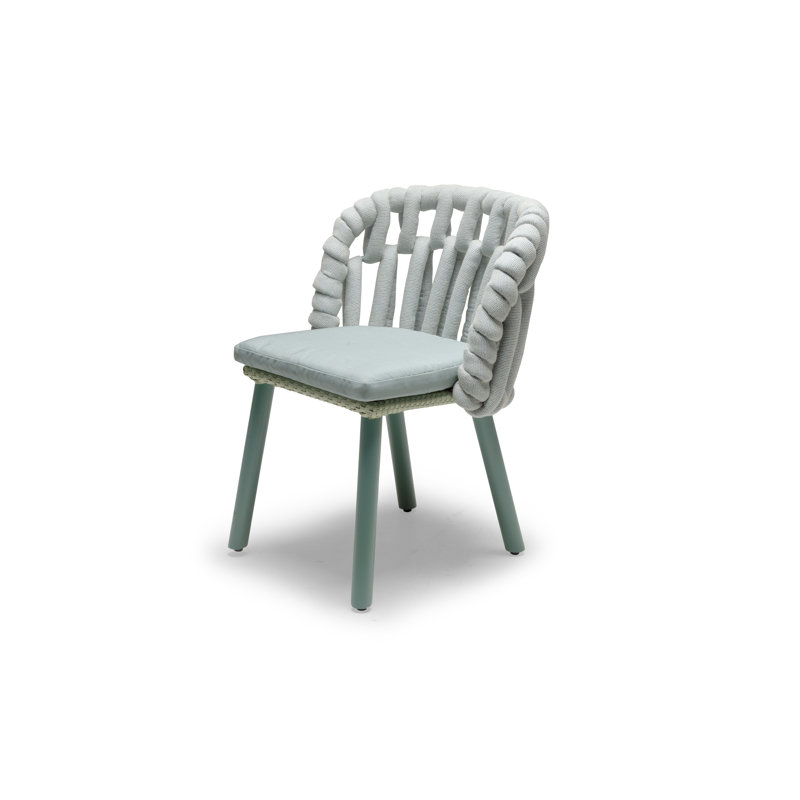Knit Outdoor Lounge Chair, Canvas Spa, Carrion Horison/Jade