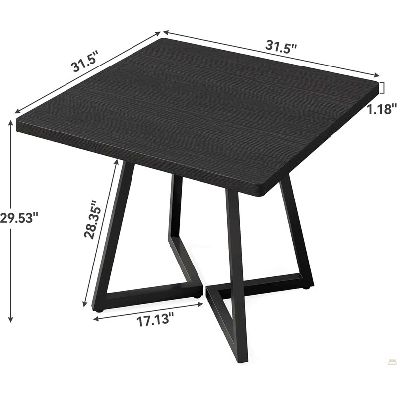 Square Coffee Table,Rustic Dining Table,Classic Kitchen Table