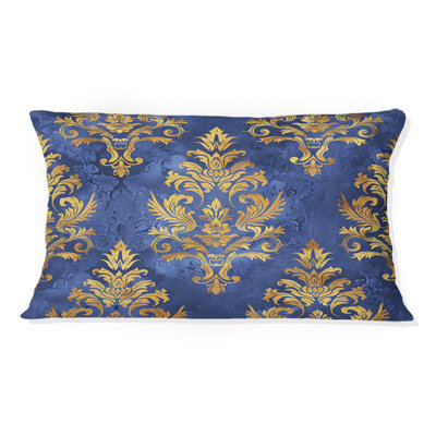 Coussin lombaire traditionnel Royal Gold Blue