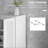 Cabinets, HOMCOM 69” Tall Modern Storage Cabinet with Movable Shelves &amp; Soft Close Doors | White | Particle Board-1879672945
