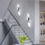 Black 100cm Modern LED Wall Light Black