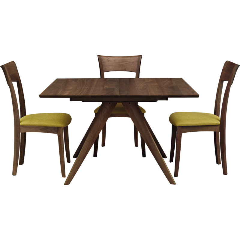 Catalina Square Extension Table, Natural Walnut