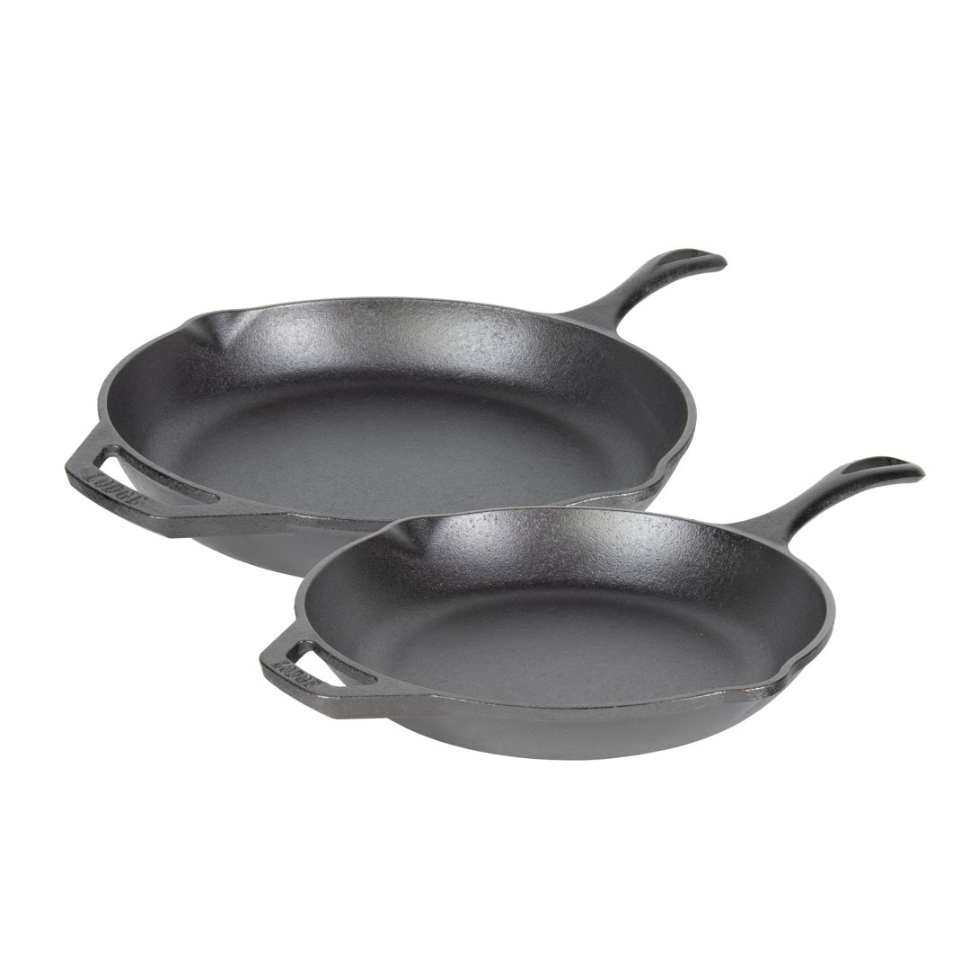 Lodge Chef Collection 10 And 12 Inch Skillet Set Lodge