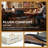 Mid-Century Modern Dining Chairs Set Of 4 - Premium Walnut Bentwood With Ergonomic PU Leather Upholstery-75990952
