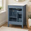 Meuble-lavabo 24 po avec lavabo, lavabo en céramique, armoire de salle de bain avec 1 tiroir coulissant et 2 tiroirs de rangement coulissants-464520008