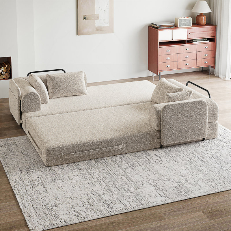 78.7" Convertible Sleeper Convertible Sofa Bed