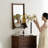 Rectangle Solid wood Wall Mirror