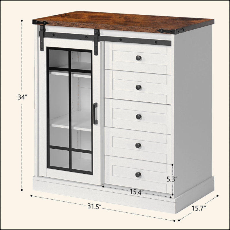 Armoire de rangement, buffet de cuisine à domicile, armoire de rangement de salon contre le mur