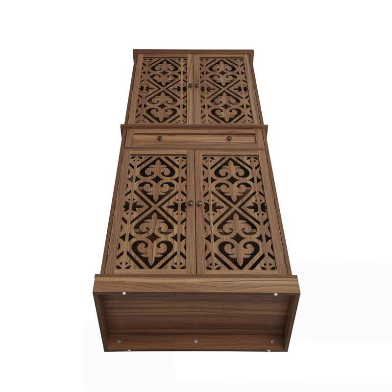 Armoire 4 portes avec 1 tiroir